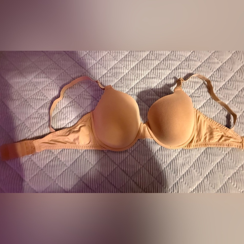 Fruit of the Loom Women's T-Shirt Bra Beige Comfortable Style  #F1797PK  SZ 38D
